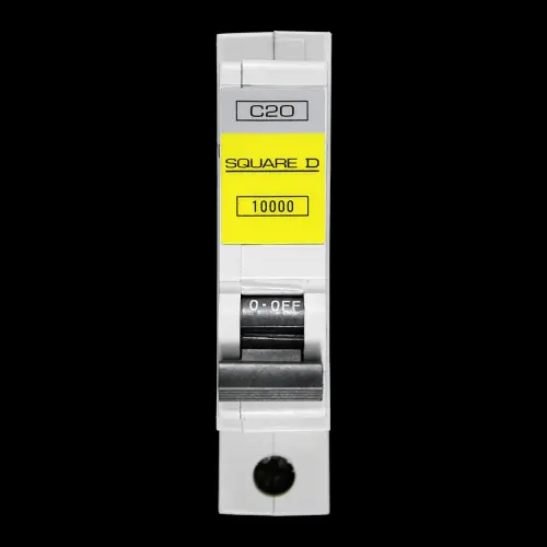 SQUARE D 20 AMP CURVE C 10kA MCB CIRCUIT BREAKER QOE 10000