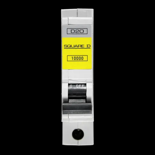 SQUARE D 20 AMP CURVE D 10kA MCB CIRCUIT BREAKER QOE 10000