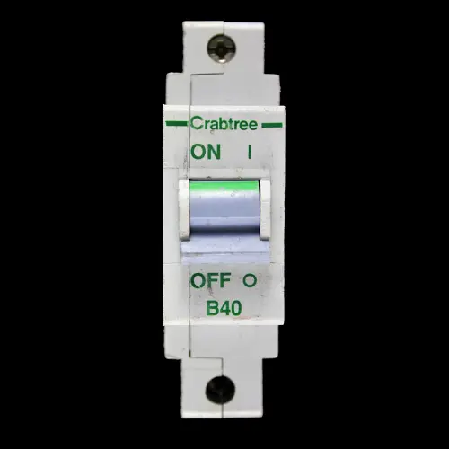 CRABTREE 40 AMP CURVE B 16kA MCB CIRCUIT BREAKER POLESTAR