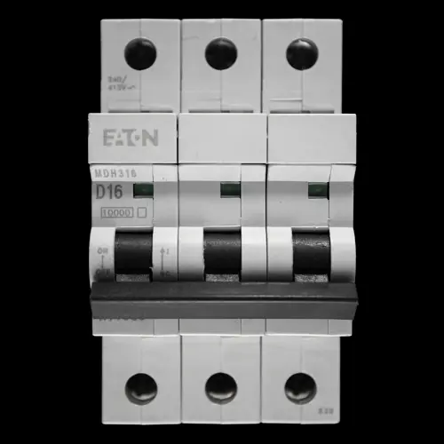 MEM EATON 16 AMP CURVE D 10kA TRIPLE POLE MCB CIRCUIT BREAKER MDH316