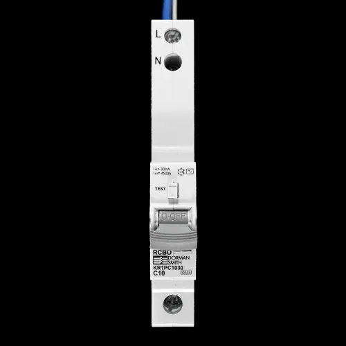 DORMAN SMITH 10 AMP CURVE C 10kA 30mA RCBO TYPE AC KR1PC1030