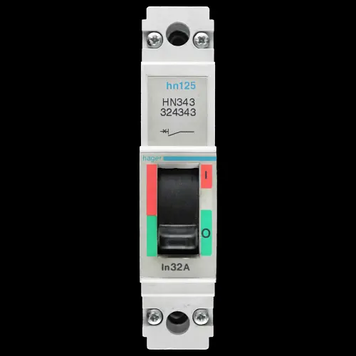 HAGER 32 AMP 16kA MCCB HN125 324343 HN343