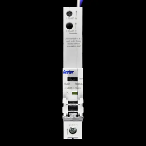 SECTOR 32 AMP CURVE B 6kA 30mA RCBO TYPE AC SVRCBO32/B