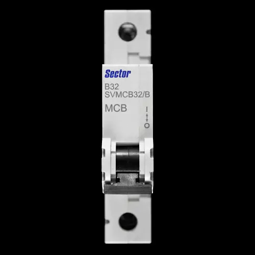 SECTOR 32 AMP CURVE B 6kA MCB CIRCUIT BREAKER SVMCB32/B NS