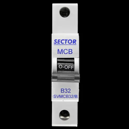 SECTOR 32 AMP CURVE B 6kA MCB CIRCUIT BREAKER SVMCB32/B BR
