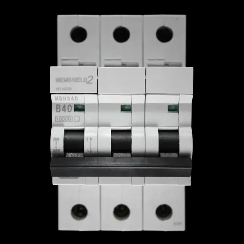 MEM B 40 MCB TRIPLE POLE 10kA CIRCUIT BREAKER MBH340