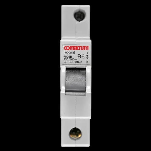 CONTACTUM 6 AMP CURVE B 10kA MCB CIRCUIT BREAKER 7006B