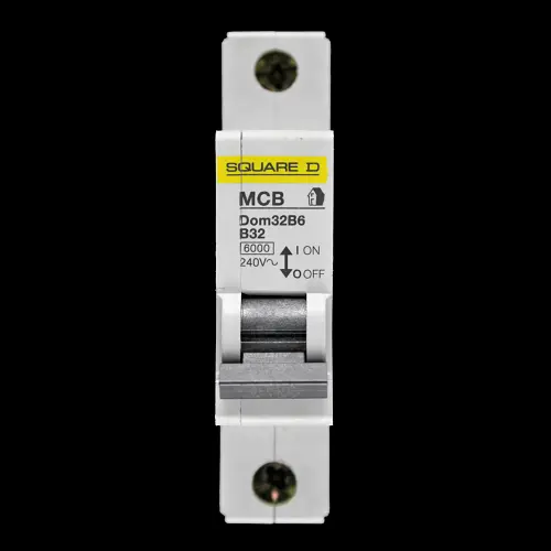 SQUARE D 32 AMP CURVE B 6kA MCB CIRCUIT BREAKER DOMAE DOM32B6