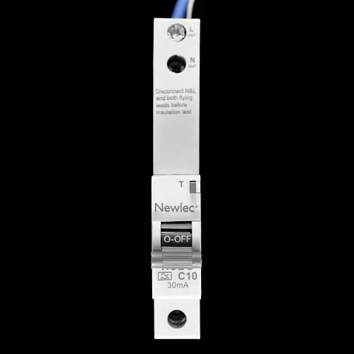NEWLEC 10 AMP CURVE C 6kA 30mA RCBO TYPE A NLRCB1030CA
