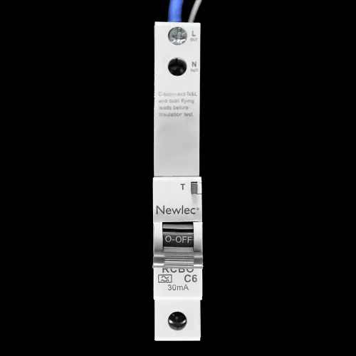 NEWLEC 6 AMP CURVE C 6kA 30mA RCBO NLRCB630CA