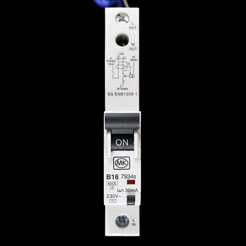 MK 16 AMP CURVE B 6kA 30mA RCBO SENTRY 7934s 07934s