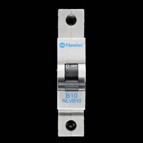 NEWLEC 10 AMP CURVE B 6kA MCB CIRCUIT BREAKER NLVB10