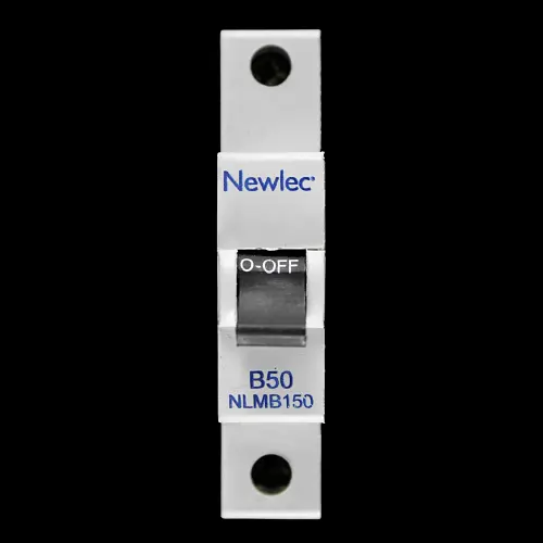 NEWLEC 50 AMP CURVE B 6kA MCB CIRCUIT BREAKER NLMB150