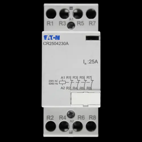EATON 25 AMP FOUR POLE NC CONTACTOR 230V COIL CR2504230A