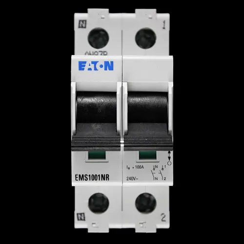 EATON 100 AMP DOUBLE POLE MAIN SWITCH DISCONNECTOR EMS1001NR