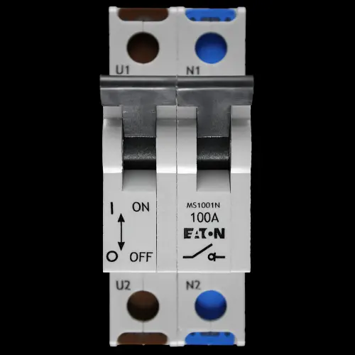 EATON 100 AMP DOUBLE POLE MAIN SWITCH DISCONNECTOR MS1001N