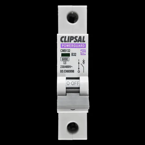 CLIPSAL 32 AMP CURVE B 6kA MCB CIRCUIT BREAKER CMB132 PCB6B132G POWERGUARD