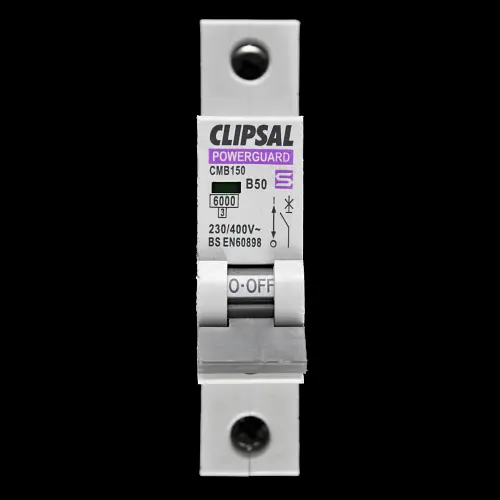 CLIPSAL 50 AMP CURVE B 6kA MCB CIRCUIT BREAKER CMB150 PCB6B150G POWERGUARD