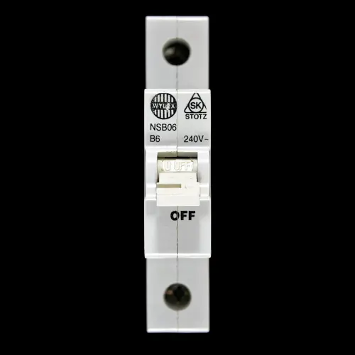 WYLEX 6 AMP CURVE B 6kA MCB CIRCUIT BREAKER NSB06 STOTZ NSB