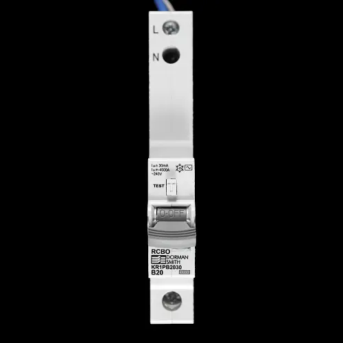 DORMAN SMITH 20 AMP CURVE B 10kA 30mA RCBO TYPE AC KR1PB2030