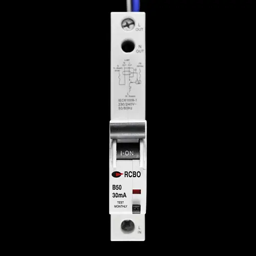CGD 50 AMP CURVE B 6kA 30mA RCBO TYPE AC 50/30/SP