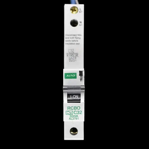 ALTO 32 AMP CURVE C 6kA 30mA RCBO TYPE AC AL2761