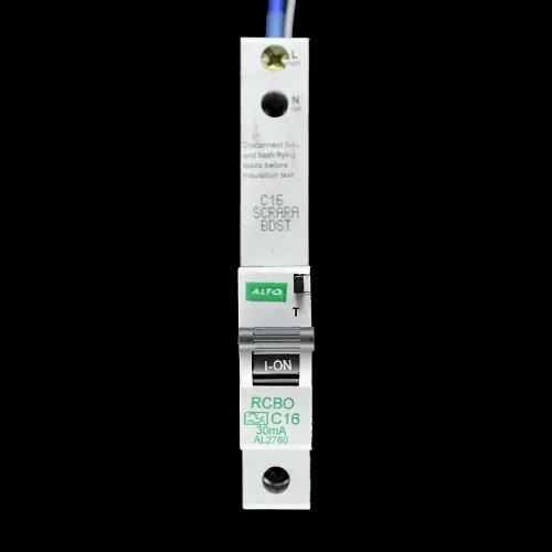 ALTO 16 AMP CURVE C 6kA 30mA RCBO TYPE A AL2760