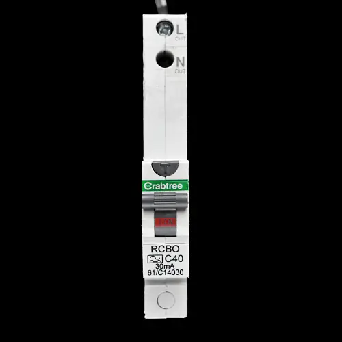 CRABTREE 40 AMP CURVE C 10kA 30mA RCBO TYPE A 61/C14030 STARBREAKER BC