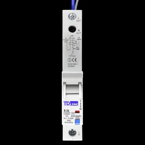 TD LINE 32 AMP CURVE B 10kA 30mA RCBO TDRCBO