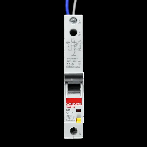 CONTACTUM 16 AMP CURVE B 10kA 30mA RCBO TYPE AC CPBR161