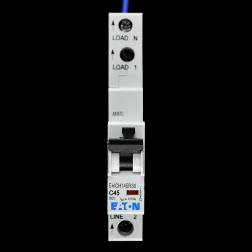 EATON 45 AMP CURVE C 6kA 30mA RCBO EMCH145R30