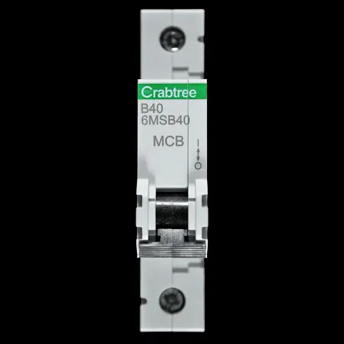 CRABTREE 40 AMP CURVE B 6kA MCB CIRCUIT BREAKER 6MSB40 LOADSTAR
