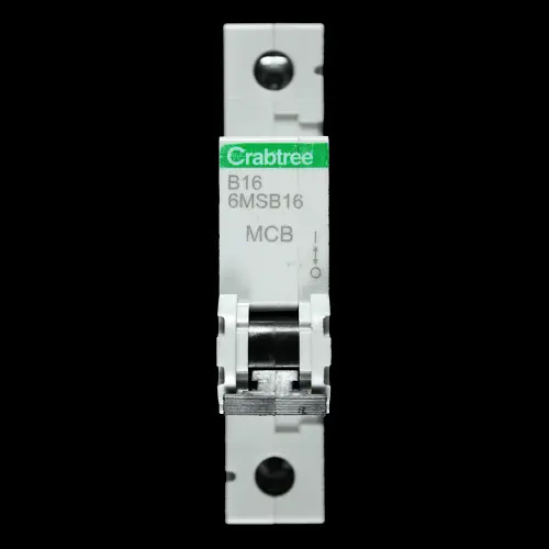 CRABTREE 16 AMP CURVE B 6kA MCB CIRCUIT BREAKER LOADSTAR 6MSB16