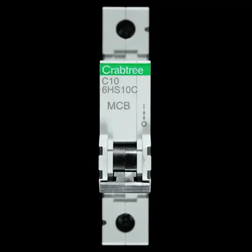 CRABTREE 10 AMP CURVE C 10kA MCB CIRCUIT BREAKER 6HS10C LOADSTAR