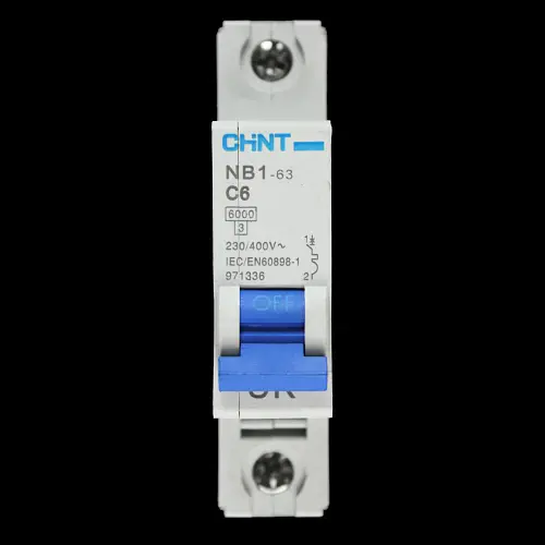 CHINT 6 AMP CURVE C 6kA MCB CIRCUIT BREAKER NB1-63