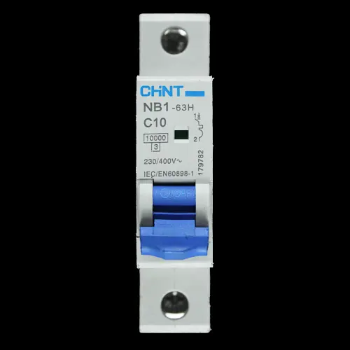 CHINT 10 AMP CURVE C 10kA MCB CIRCUIT BREAKER NB1-63H 179782