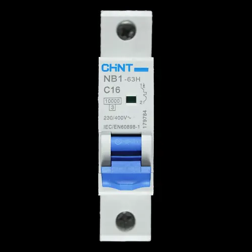 CHINT 16 AMP CURVE C 10kA MCB CIRCUIT BREAKER NB1-63H 179784
