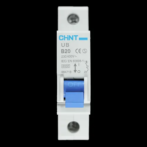 CHINT 20 AMP CURVE B 6kA MCB CIRCUIT BREAKER UB 984718