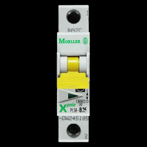 MOELLER 25 AMP CURVE B 6kA MCB CIRCUIT BREAKER XPOLE PLS6-B25
