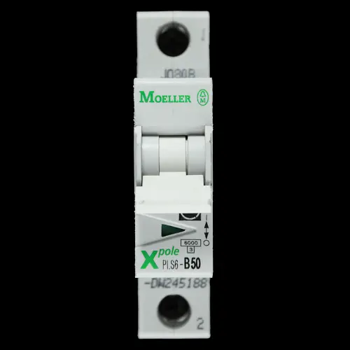 MOELLER 50 AMP CURVE B 6kA MCB CIRCUIT BREAKER XPOLE PLS6-B50