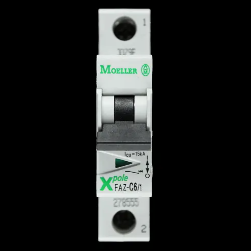 MOELLER 6 AMP CURVE C 10kA MCB CIRCUIT BREAKER XPOLE FAZ-C6/1