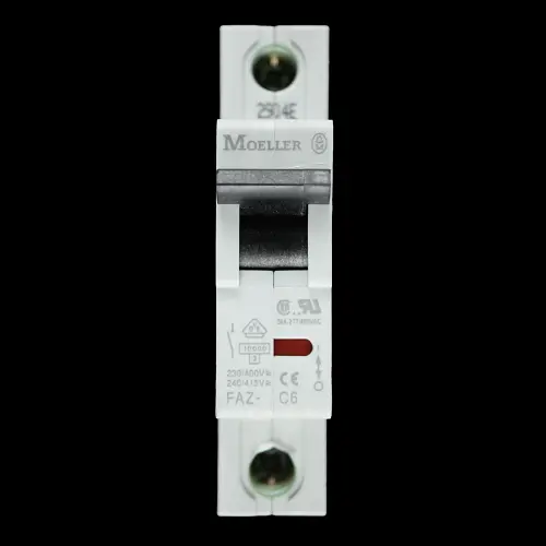 MOELLER 6 AMP CURVE C 10kA MCB CIRCUIT BREAKER FAZ-C6