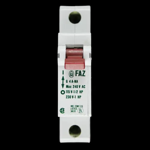 MOELLER FAZ 4 AMP MCB CIRCUIT BREAKER G4A-NA G 4 A-NA