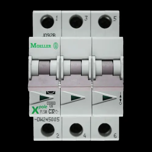 MOELLER 32 AMP CURVE C 10kA TRIPLE POLE MCB CIRCUIT BREAKER PLSM-C32/3