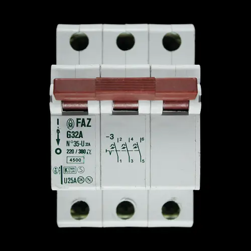 MOELLER 32 AMP TYPE G M6 TRIPLE POLE MCB CIRCUIT BREAKER FAZ G32A