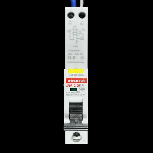 CONTACTUM 32 AMP CURVE B 10kA 30mA RCBO TYPE AC CPBR1032B