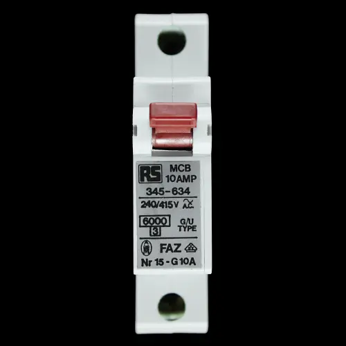 RS 10 AMP TYPE G M6 MCB CIRCUIT BREAKER FAZ NR15-G10A 345-634