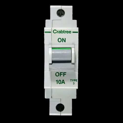 CRABTREE 10 AMP TYPE 3 M9 MCB CIRCUIT BREAKER POLESTAR