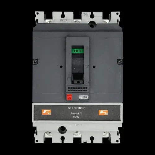 FEDERAL ELECTRIC 100 AMP TRIPLE POLE MCCB SEL3P100R