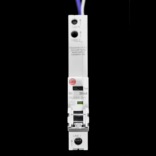 WYLEX 6 AMP CURVE B 10kA 30mA RCBO TYPE A PSBS6-B/1
